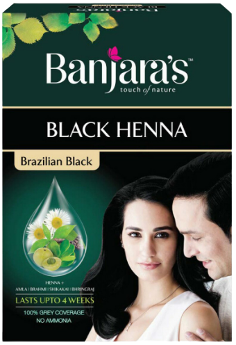 BANJARA'S BLACK HENNA HAIR COLOR SHAMPOO