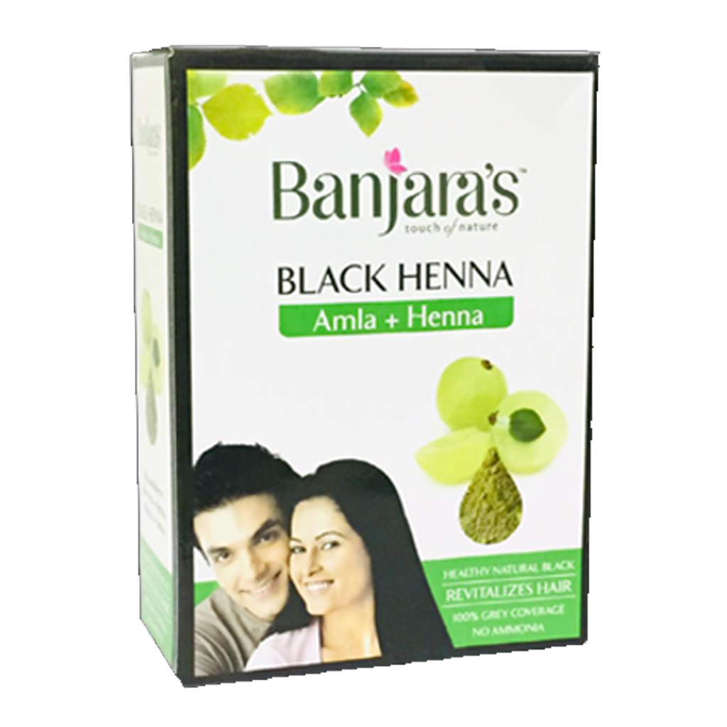 BANJARA'S BLACK HENNA AMLA+HENNA 50G PACK