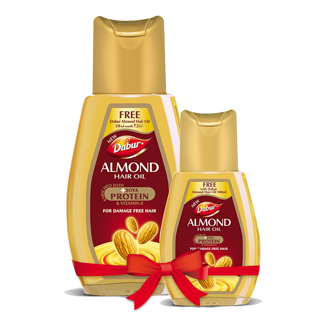 DABUR ALMOND HAIR OIL 100ML+50ML BOTTLE