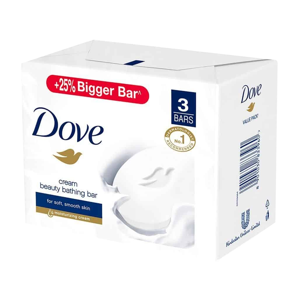 DOVE CREAM BBB 3*125G PACK