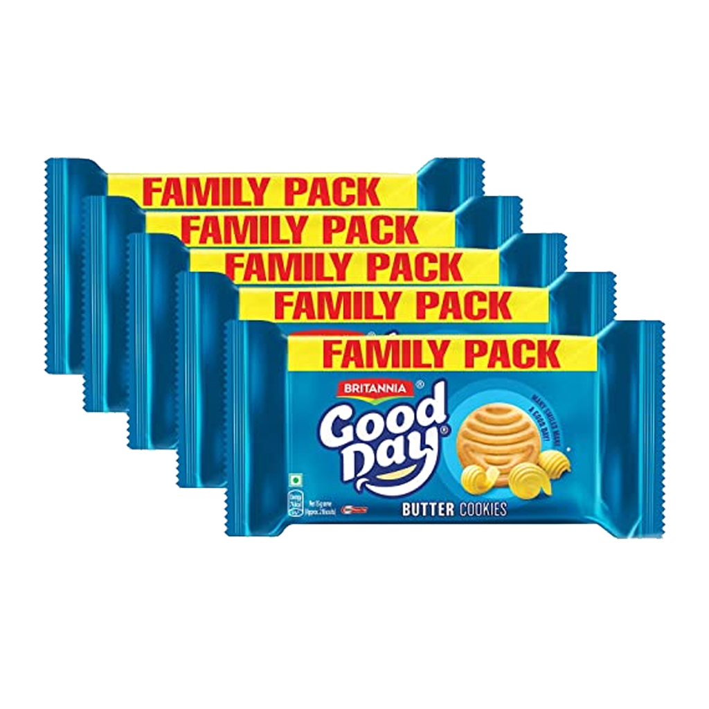 BRITANNIA GD BUTTER COOKIES 5*120G PACK