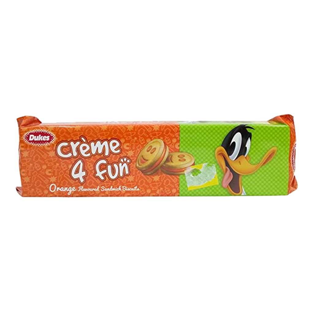 DUKES CREAM 4 FUN ORANGE BISCUITS 10S*43G PACK