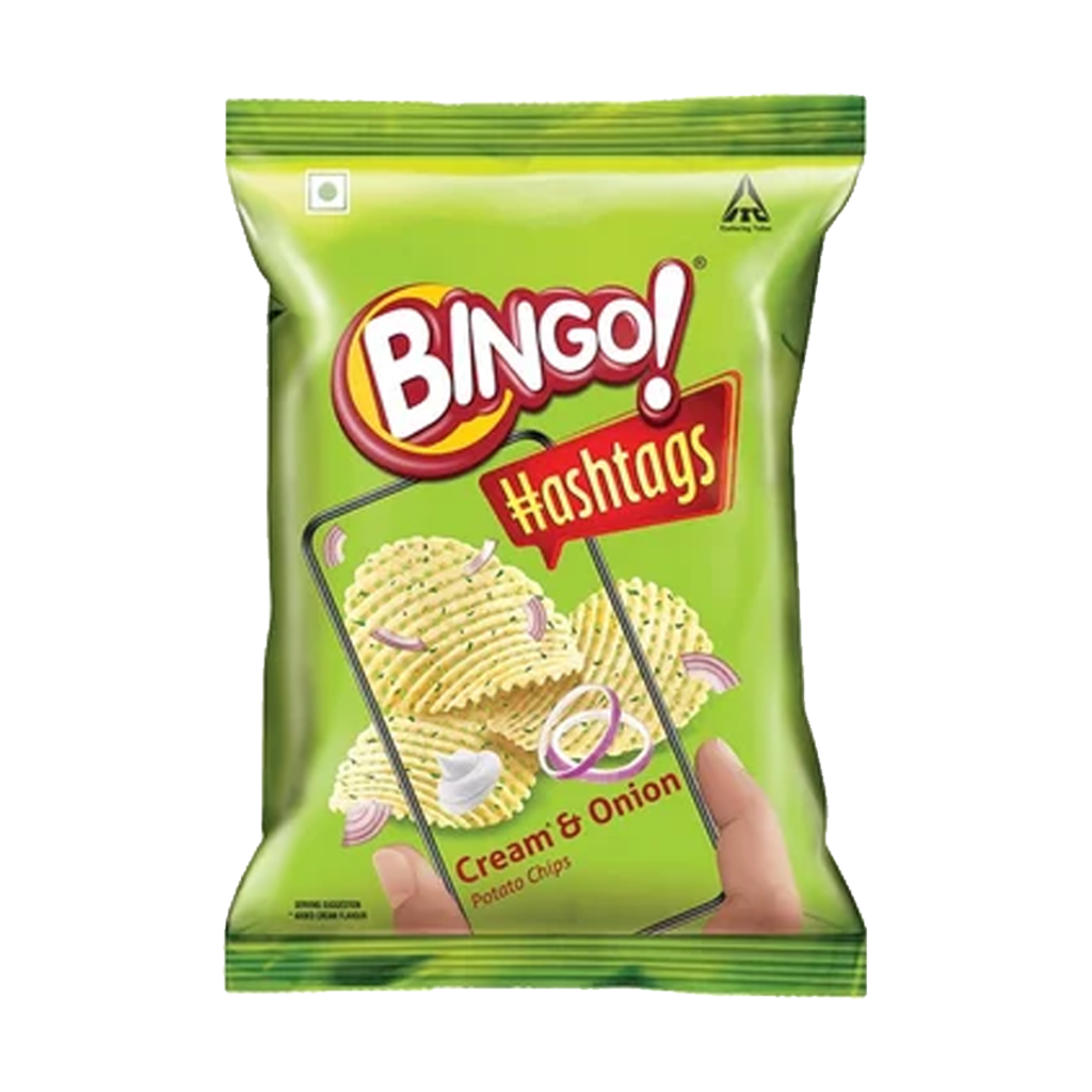 BINGO HASHTAGGS CREAM & ONION