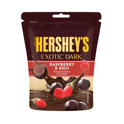 HERSHEY'S EXOTIC DARK- RASPBERRY & GOJI