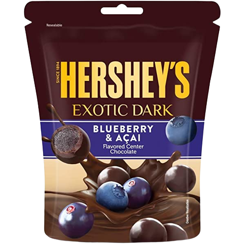 HERSHEY'S EXOTIC DARK- BLUEBERRY & ACAI
