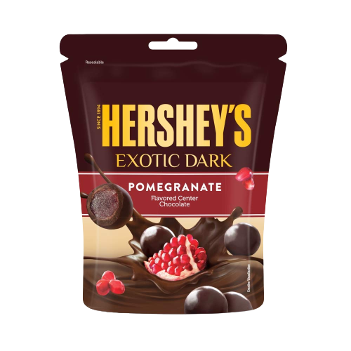 HERSHEY'S EXOTIC DARK- POMEGRANATE