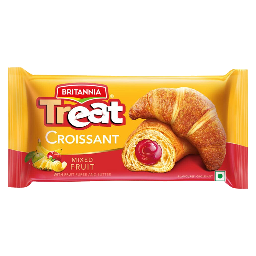 BRITANNIA TREAT CROISSANT-MIXED FRUIT