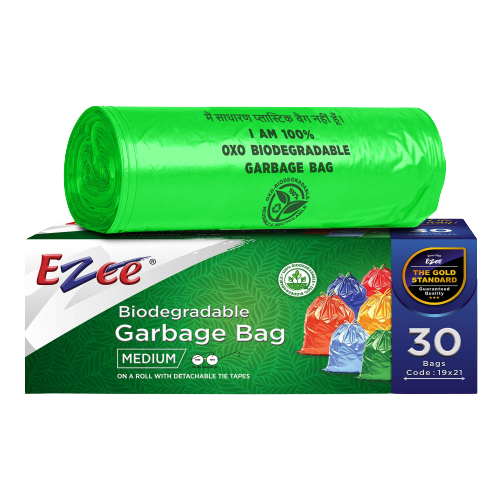 EZEE BIODEGRADABLE GARBAGE BAG MEDIUM 30S PACK