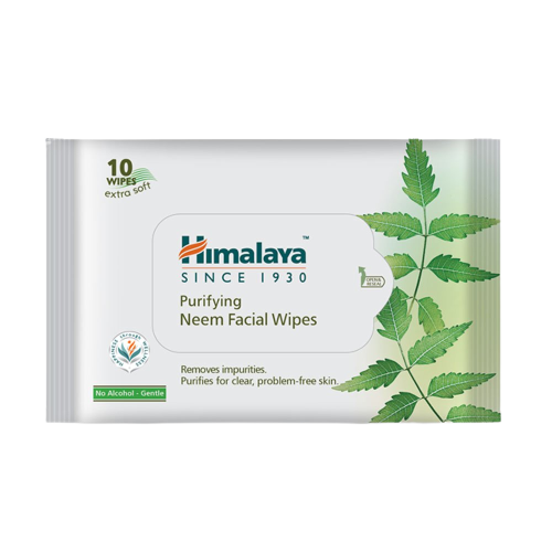 HIMALAYA NEEM FACIAL WIPES 10S PACK
