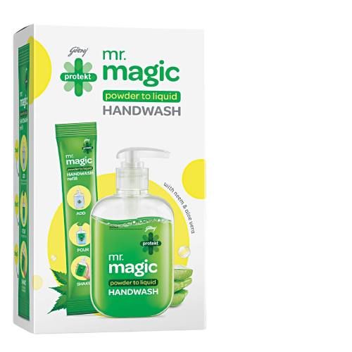 GODREJ PROTEKT MAGIC HANDWASH 9G+BOTTLE