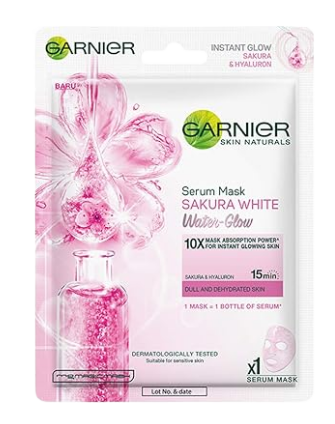 GARNIER SAKURA WHITE TISSUE MASK