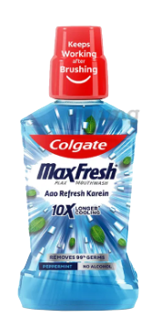 COLGATE MAXFRESH PEPPERMINT MOUTHWASH