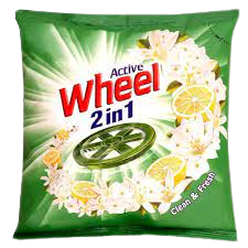 WHEEL DETERGENT POWDER-GREEN CLEAN AND FRESH