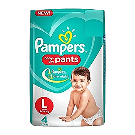 PAMPERS BABY DRY PANTS- LARGE