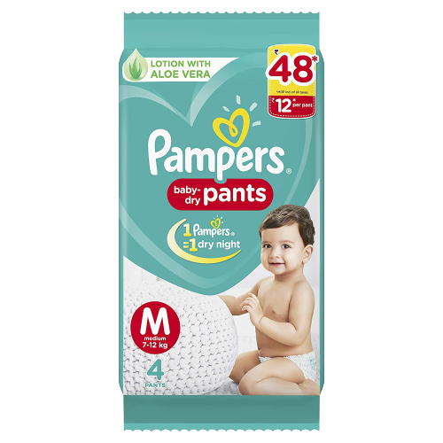 PAMPERS BABY DRY PANTS- MEDIUM