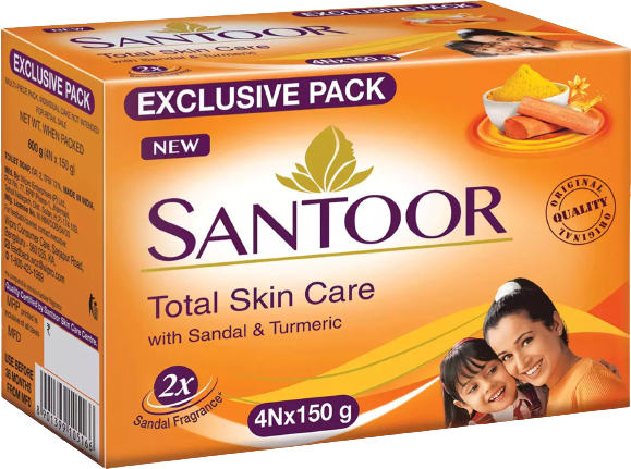 SANTOOR SANDAL & TURMERIC SOAP