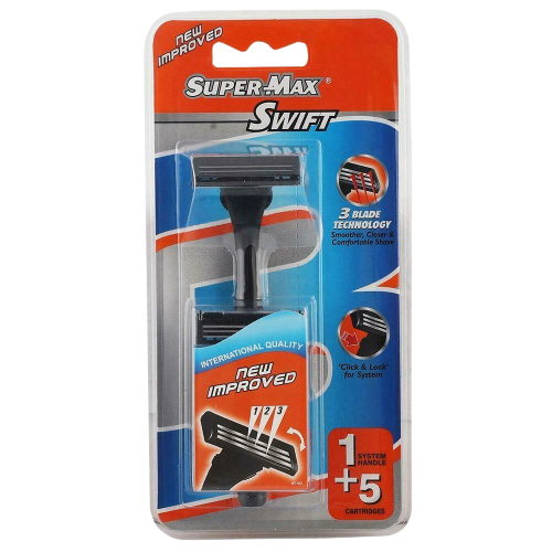 SUPER MAX SWIFT 1 HANDLE & 5S CARTRIDGES