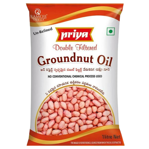 PRIYA DOUBLE FILTERED GROUNDNUT OIL