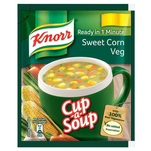 KNORR CUP-A-SOUP SWEET CORN VEG