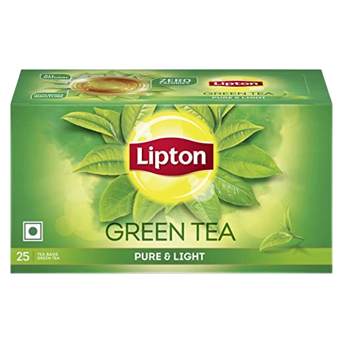 LIPTON GREEN TEA PURE & LIGHT 25 BAGS PACK