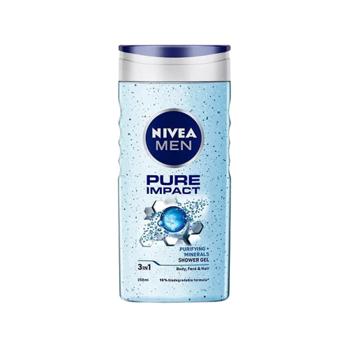NIVEA SHOWER GEL- PURE IMPACT