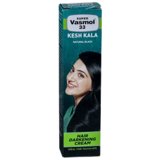 VASMOL TOUCH UP HAIR CREAM - NATURAL BLACK