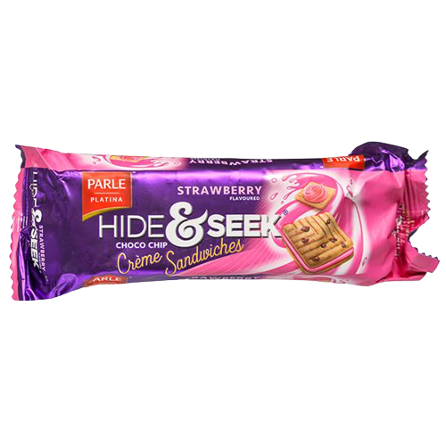 PARLE HIDE & SEEK CREAM SANDWICHES-STRAWBERRY