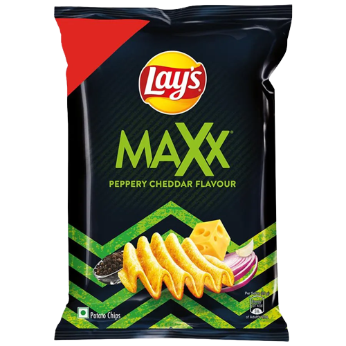 LAYS MAXX PEPPERY CHEDDAR