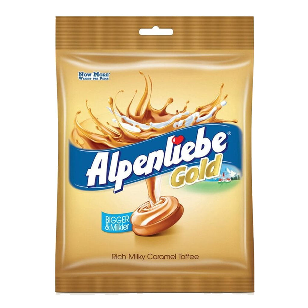 ALPENLIEBE GOLD RICH MILKY CARAMEL TOFFEE 46S*4G PACK