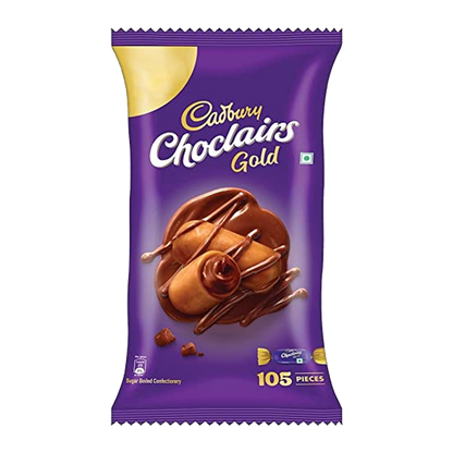 CADBURY CHOCLAIRS GOLD 115S PACK