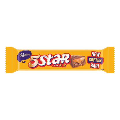 CADBURY 5 STAR NEW SOFTER BAR