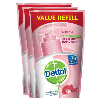 DETTOL SKIN CARE HAND WASH 3*175ML PACK