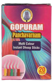 GOPURAM PANCHAVARNAM DHOOP STICKS