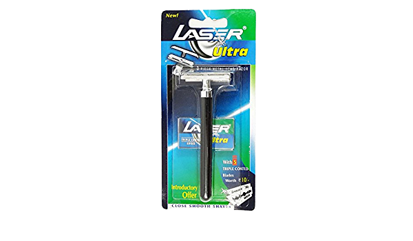 LASER ULTRA STEEL RAZOR+ BLADE 1S PACK – TMR MALL